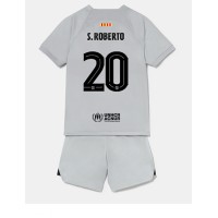 Barcelona Sergi Roberto #20 Tredje sæt Børn 2022-23 Kortærmet (+ Korte bukser)